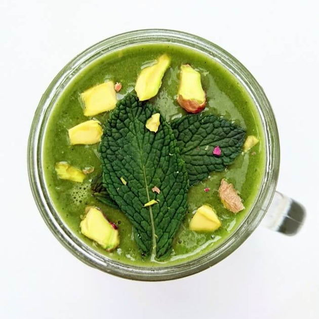 Pineapple, Pistachio &amp; Mint Protein Smoothie            &ndash; Vivo Life
