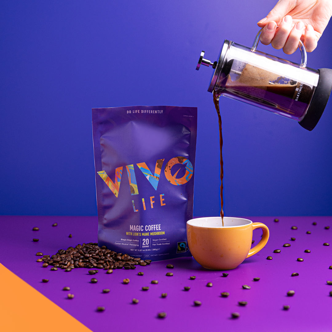 Organic Coffee with Lion s Mane Mushroom Vivo Life