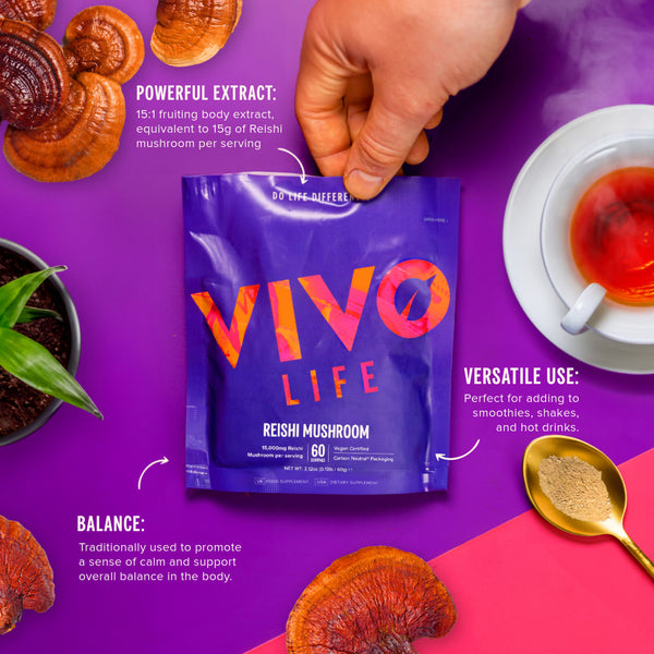 Reishi Mushroom Powder (15:1 extract)