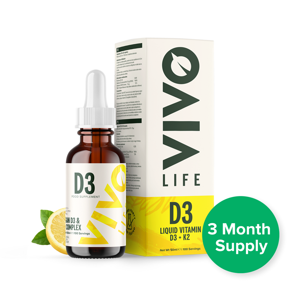 Vivo Life Liquid D3+K2 – Strong Bones & Immunity